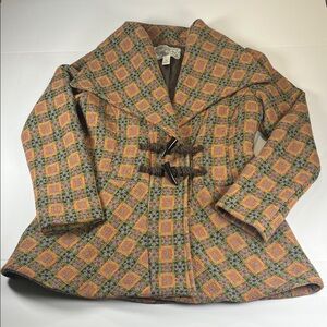 Nick & Mo Multicolor Women's Trendy Coat Sz M